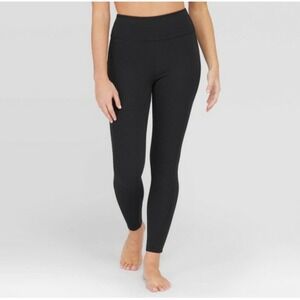ASSETS Black High Waisted Ponte Knit Leggings Women's Size M